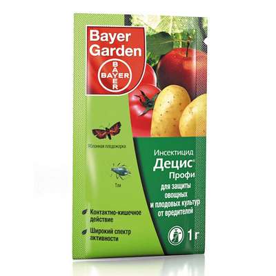 Препарат Децис-Профи против вредителей