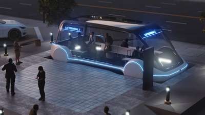 Илон Маск представил концепт подземного электробуса