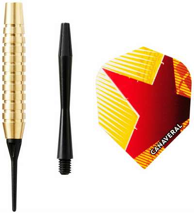 3 ДРОТИКА С ПЛАСТИКОВЫМИ НАКОНЕЧНИКАМИ S500  CANAVERAL - купить в интернет-магазине