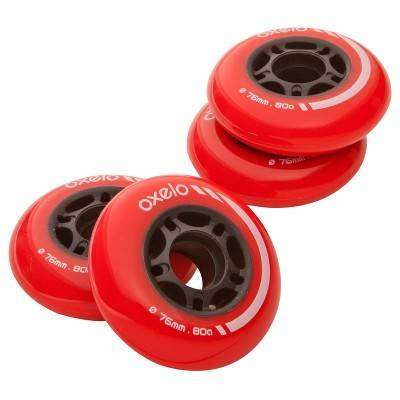 4 КОЛЕСА 80 ММ 80A OXELO - Коньки Самокаты, скейты, ролики - В продаже на