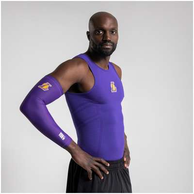 БАНДАЖ ДЛЯ ЛОКТЯ БАСКЕТБОЛЬНЫЙ E500 / NBA LOS ANGELES LAKERS TARMAK - купить в интернет-магазине