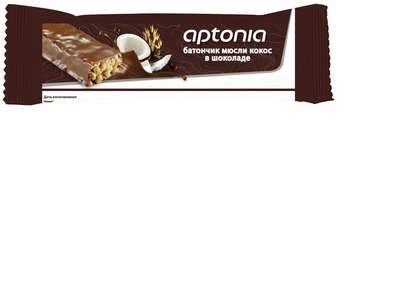 Батончик глазированный в шоколаде со вкусом кокоса APTONIA - купить в интернет-магазине