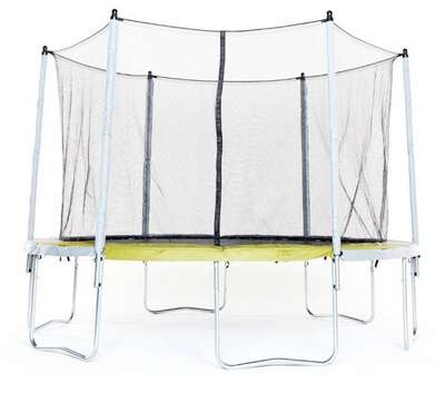Батут Essential 420, зеленый + защитная сетка, диаметр 4.2 м, рама 100% сталь DOMYOS - купить в интернет-магазине