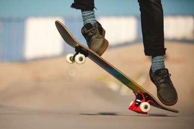 БЕРМУДЫ SKATE ВЗР. OXELO - Скейт_вейв_лонгборды Самокаты, скейты, ролики -...