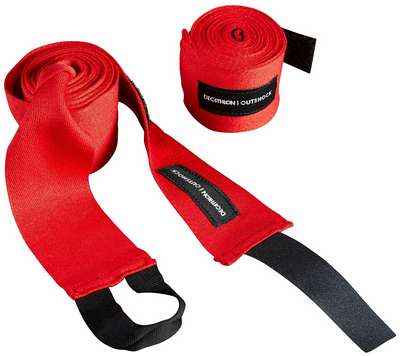 БИНТЫ БОКСЕРСКИЕ 2,5 М КРАСНЫЕ 100 OUTSHOCK - купить в интернет-магазине