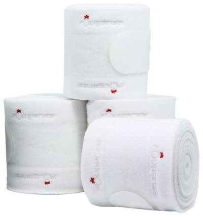 Бинты для лошади и пони POLO 3 м х 4 шт. цвет:белый FOUGANZA - купить в интернет-магазине