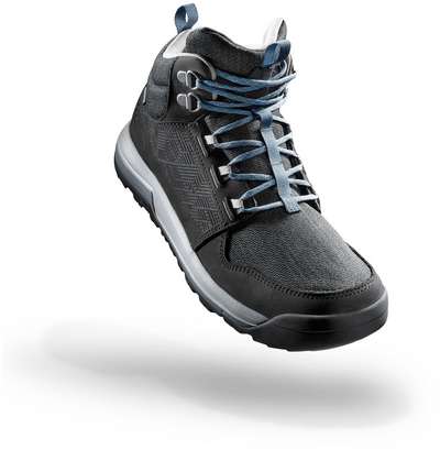 Ботинки женские для походов на природе водонепроницаемые – NH500 Mid WP QUECHUA - купить в интернет-магазине