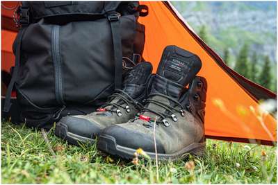 Ботинки водонепроницаемые кожаные для трекинга широкие мужские - TREKKING 100 FORCLAZ - купить в интернет-магазине