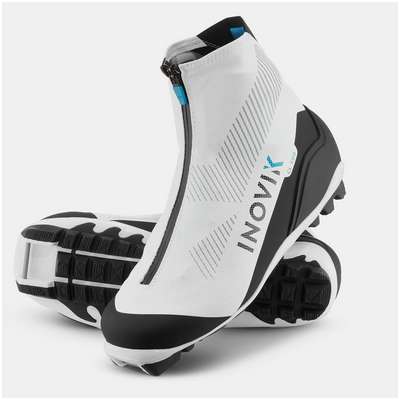 Ботинки для классических беговых лыж женские белые XS S 130 INOVIK - купить в интернет-магазине