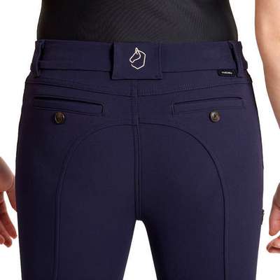 Бриджи детские с коленной леей из кожезаменителя BR500 FOUGANZA - купить в интернет-магазине