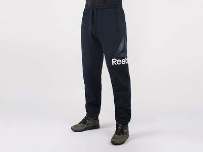 Брюки для фитнеса и кардио тренировок мужские Reebok черные REEBOK - купить в интернет-магазине