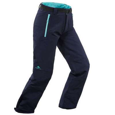 БРЮКИ ТЕПЛЫЕ ВОДООТТАЛКИВАЮЩИЕ ПОХОДНЫЕ ДЛЯ ДЕТЕЙ 7-15 ЛЕТ SH500 X-WARM QUECHUA - купить в интернет-магазине
