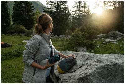 Комплект из 2 универсальных чехлов для хранения - 2 x 10 л FORCLAZ - купить в интернет-магазине