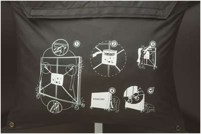 ЧЕХОЛ ДЛЯ СЛОЖЕННОГО СТОЛА ДЛЯ НАСТОЛЬНОГО ТЕННИСА PPC PONGORI - купить в интернет-магазине