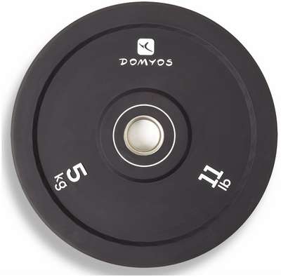 Бамперный диск для штанги 5 кг, внутренний диаметр 50 мм DOMYOS - купить в интернет-магазине
