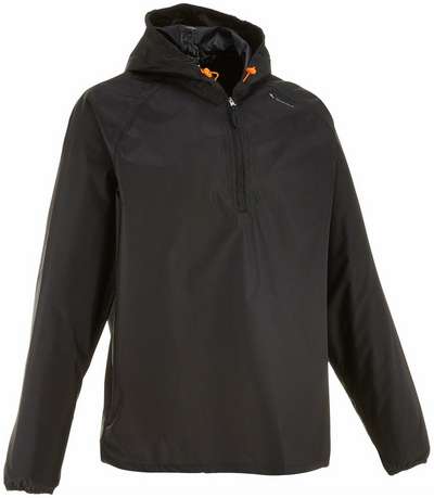 Дождевик для походов на природе мужской NH100 Raincut Demi Zip QUECHUA - купить в интернет-магазине