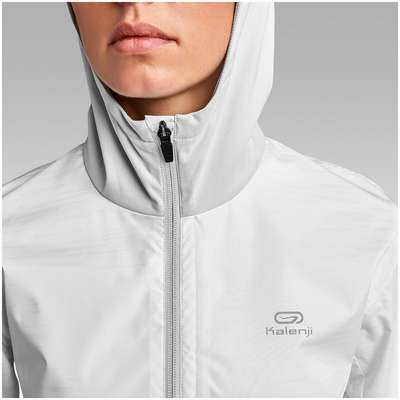 КУРТКА ДОЖДЕВИК ДЛЯ БЕГА ЖЕНСКАЯ RUN RAIN ЧЕРНАЯ KALENJI - купить в интернет-магазине