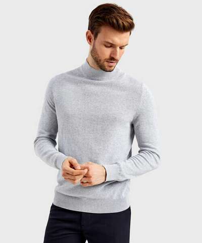 Джемпер мужской светло-серый 120 NYAMBA - купить в интернет-магазине