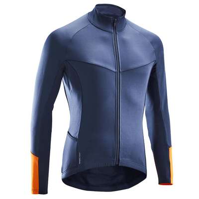 ДЖЕРСИ МУЖСКАЯ УТЕПЛЁННАЯ С ДЛИННЫМ РУКАВОМ ДЛЯ ПРОХЛАДНОЙ ПОГОДЫ RC 100 TRIBAN - купить в интернет-магазине