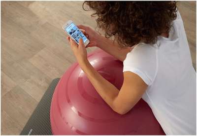 ФИТБОЛ РАЗМЕР S БОРДОВЫЙ DOMYOS - купить в интернет-магазине