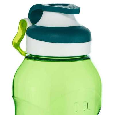 Фляга походная с пробкой быстрого открывания 0,5 л пластик (тритан) зеленая 500 QUECHUA - купить в интернет-магазине