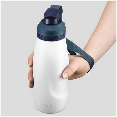 мягкая и сжимаемая фляга с фильтром для трекинга 0,6 л - TREK 500 Soft FORCLAZ - купить в интернет-магазине