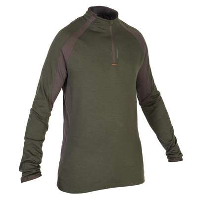 термобелье верх муж. из шерсти овец-мериносов для охоты 900 SOLOGNAC - купить в интернет-магазине