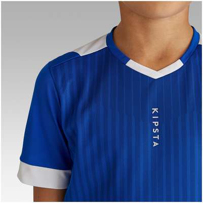 Футболка детская синяя F500 KIPSTA - купить в интернет-магазине