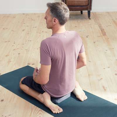 Футболка для мягкой йоги мужская бесшовная хлопковая вишневая KIMJALY - купить в интернет-магазине