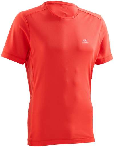 ФУТБОЛКА ДЛЯ БЕГА МУЖСКАЯ RUN DRY КРАСНАЯ KALENJI - купить в интернет-магазине