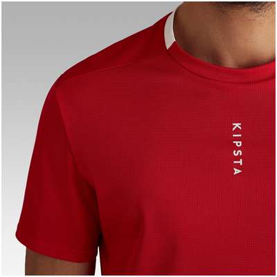 Футболка мужская краснаяF100 KIPSTA - купить в интернет-магазине