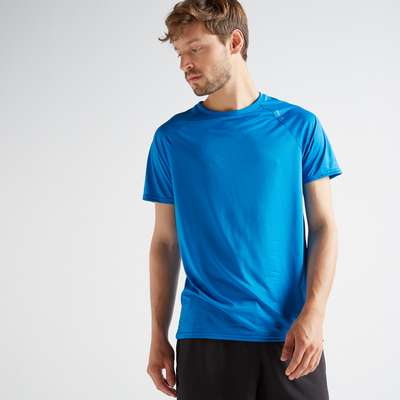 Футболка для фитнеса и кардиотренировок мужская 100 DOMYOS - купить в интернет-магазине