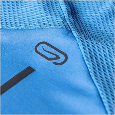 ФУТБОЛКА ДЛЯ БЕГА RUN DRY ЖЕНСКАЯ ГОЛУБАЯ KALENJI - купить в интернет-магазине