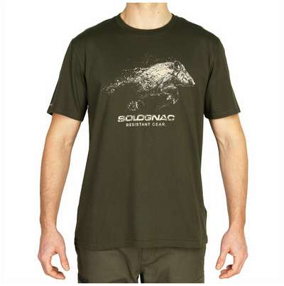 ФУТБОЛКА STEPPE 100 МУЖ. SOLOGNAC - Одежда для охоты в сухую погоду Охота -...