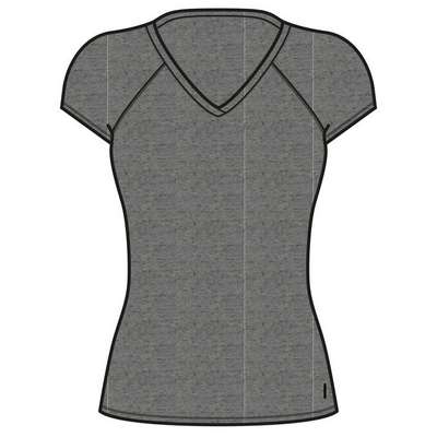 Футболка женская зауженная серая 500 NYAMBA - купить в интернет-магазине