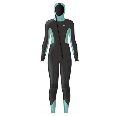 Гидрокостюм для дайвинга неопреновый SCD 100 5 мм с застежкой на животе женский SUBEA - купить в интернет-магазине