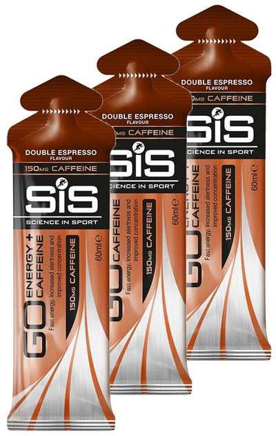 ГЕЛЬ УГЛЕВОДНЫЙ C КОФЕИНОМ GO ENERGY+CAFFEINE 60 МЛ, двойной эспрессо SCIENCE IN SPORT - купить в интернет-магазине