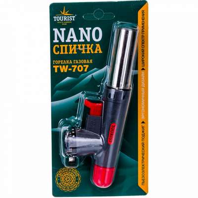 Горелка газовая NANO (TW-707) с пьезоподжигом TURIS - купить в интернет-магазине