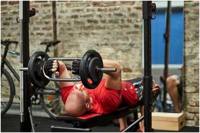 Гриф EZ DOMYOS - Силовые тренажеры Фитнес, кросс-фит - В продаже на