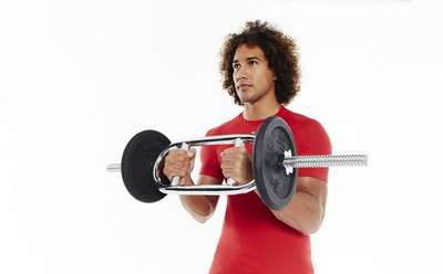 Гриф с параллельным хватом DOMYOS - Силовые тренажеры Фитнес, кросс-фит - В...