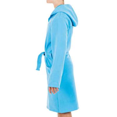 Халат купальный детский из микрофибры компактный гoлyбой WATKO - купить в интернет-магазине