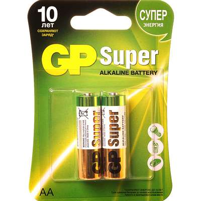 Батарейки GP Super Alkaline 15A-CR5 (LR06) GP - купить в интернет-магазине