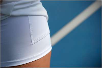 ЮБКА ДЛЯ ТЕННИСА ЖЕНСКАЯ SOFT 500 БЕЛАЯ ARTENGO - купить в интернет-магазине