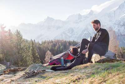 КАЛЬСОНЫ TECHWOOL 190 МУЖ. QUECHUA - Походы_мужчины Походы, кемпинг - В продаже...