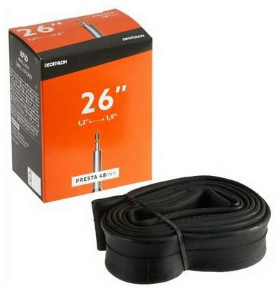 Камера 26x1.2/1.5 ниппель PRESTA 48MM BTWIN - купить в интернет-магазине