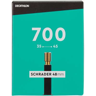 КАМЕРА 700X35/45 НИППЕЛЬ SCHRADER 48MM BTWIN - купить в интернет-магазине