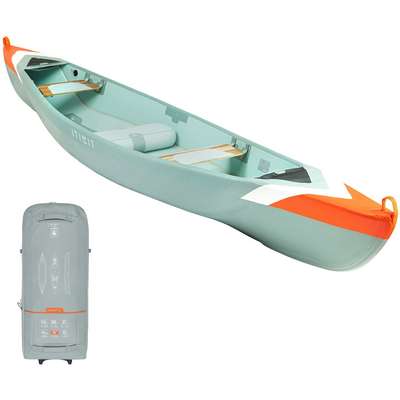 Каноэ надувное X500 дно Drop Stitch 4-местное (2 взрослых + 2 ребенка) ITIWIT - купить в интернет-магазине