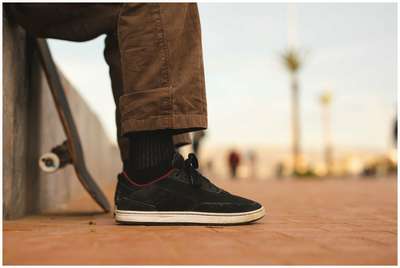 Кеды взр. CRUSH 500 черные OXELO - купить в интернет-магазине