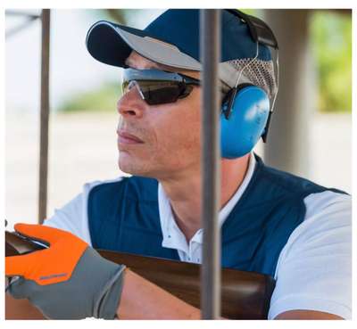 КЕПКА взр. ДЛЯ СТЕНДОВОЙ СТРЕЛЬБЫ синяя SOLOGNAC - купить в интернет-магазине