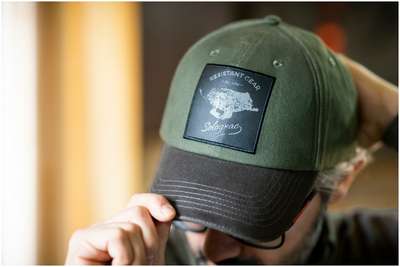 Кепка взр. для охоты с вышитым кабаном SG100 SOLOGNAC - купить в интернет-магазине